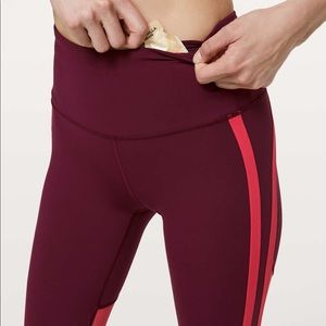 Lululemon Zip The Line Crop 23 Leggings